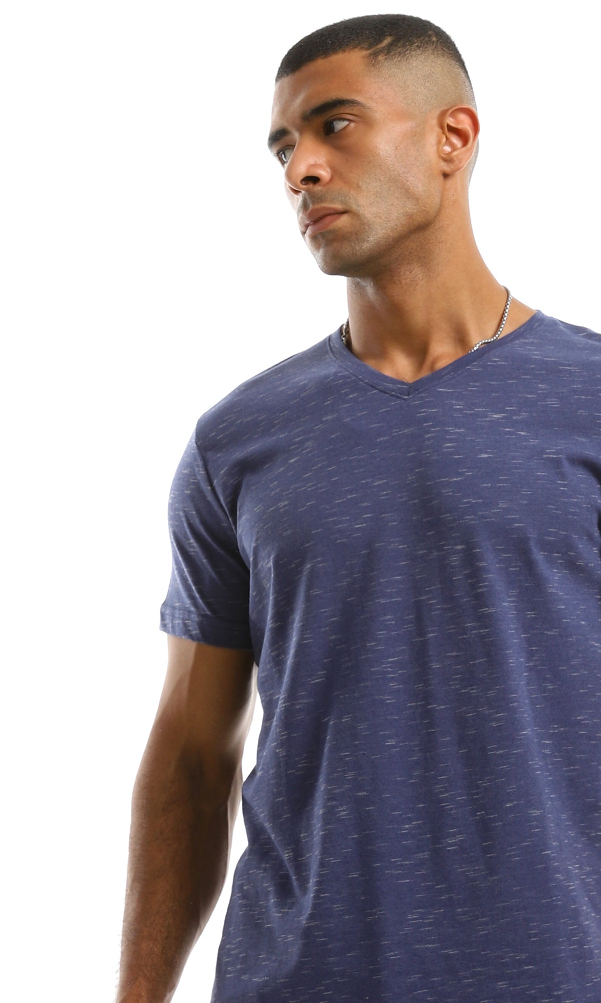 97920 Heather Navy Blue Summer Tee