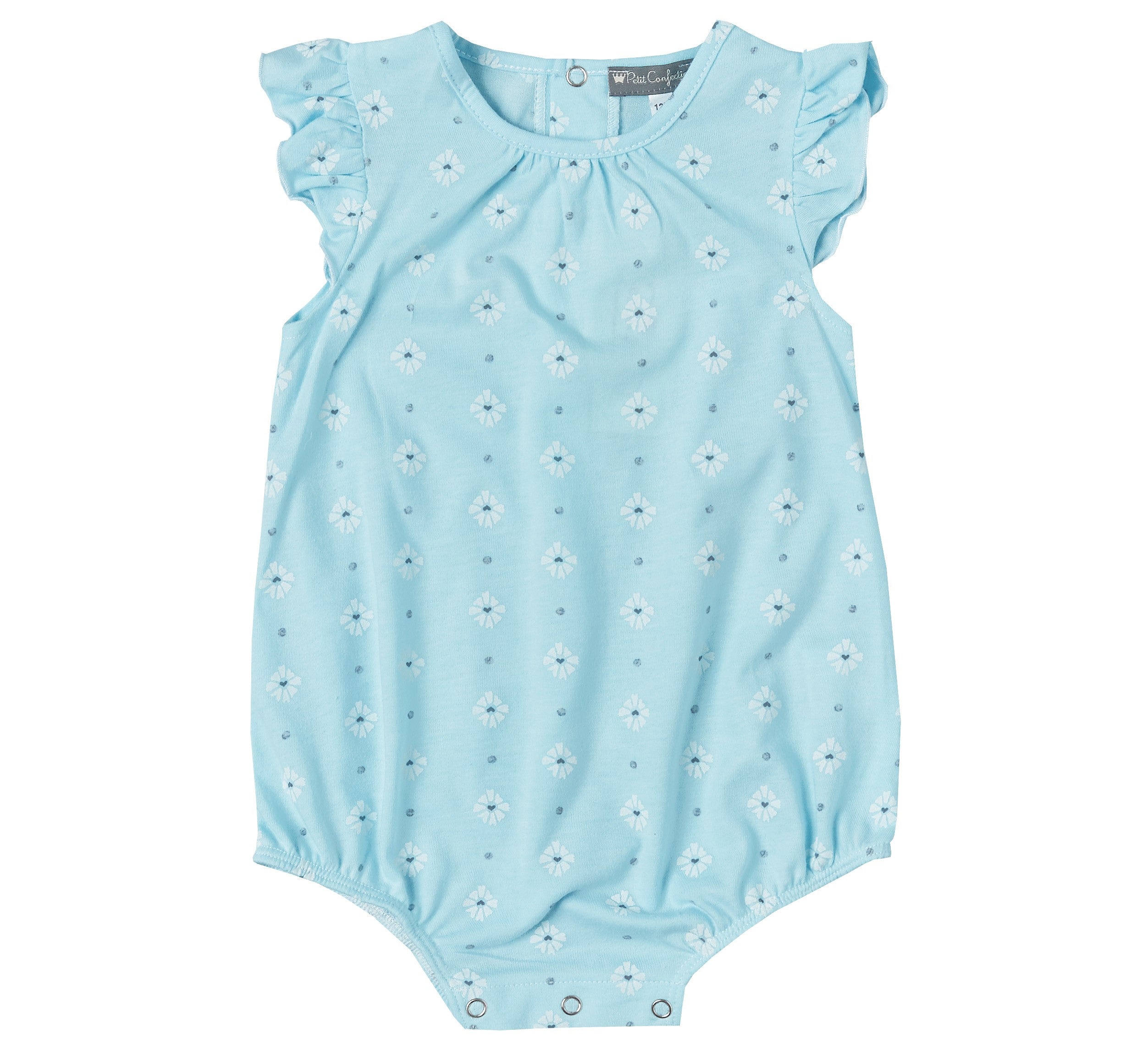 Aqua Daisy Romper