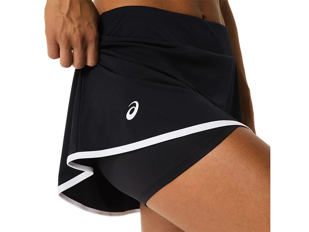 Asics Court Skort Dames Zwart