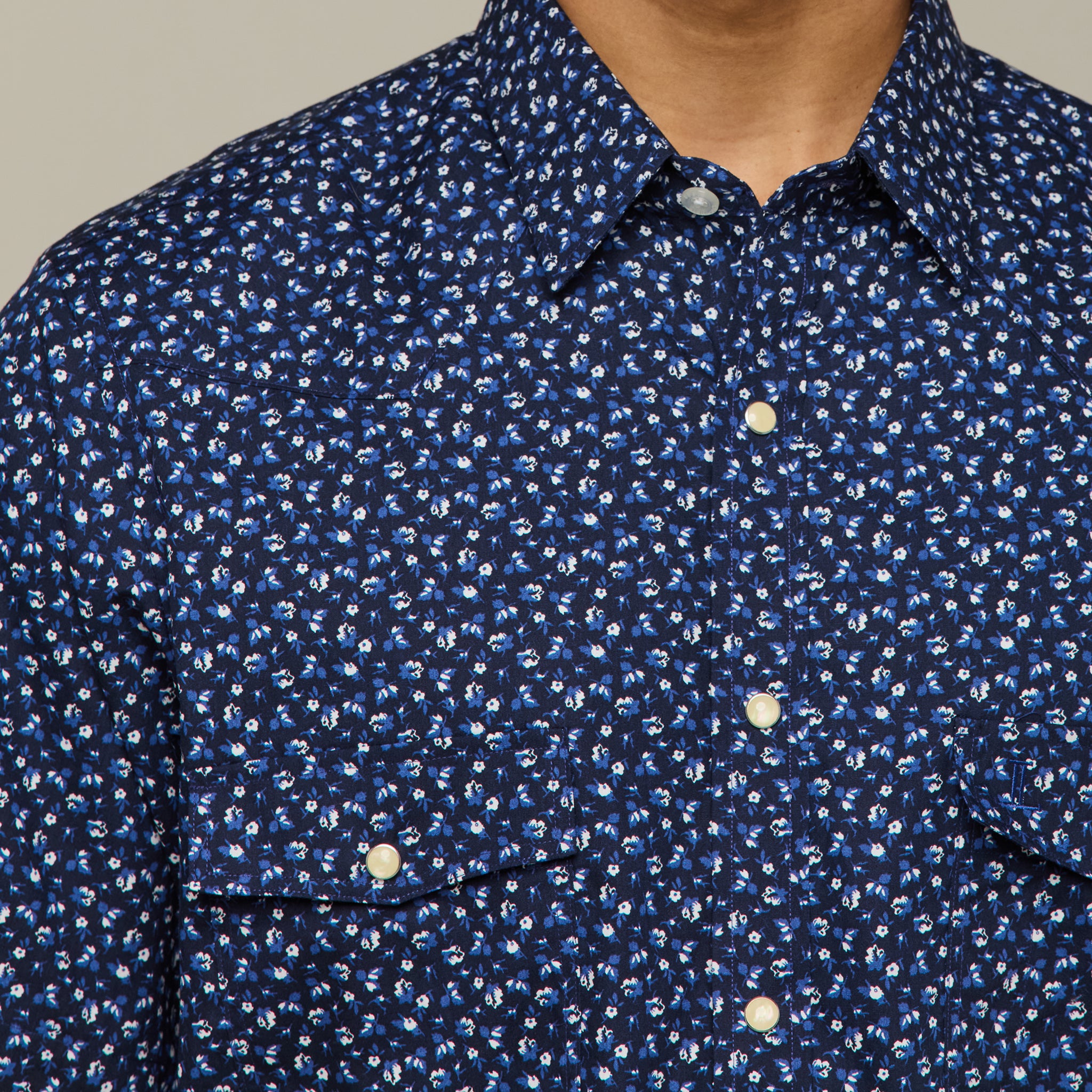 Austin :: Blue/White Floral Print