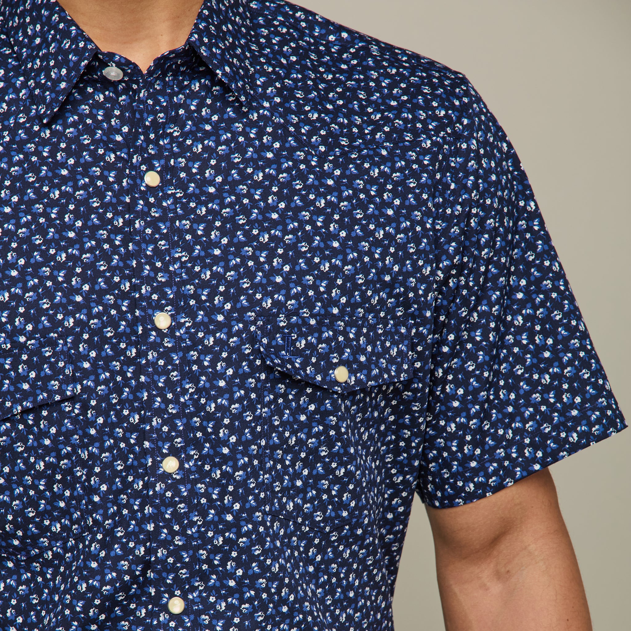 Austin :: Blue/White Floral Print