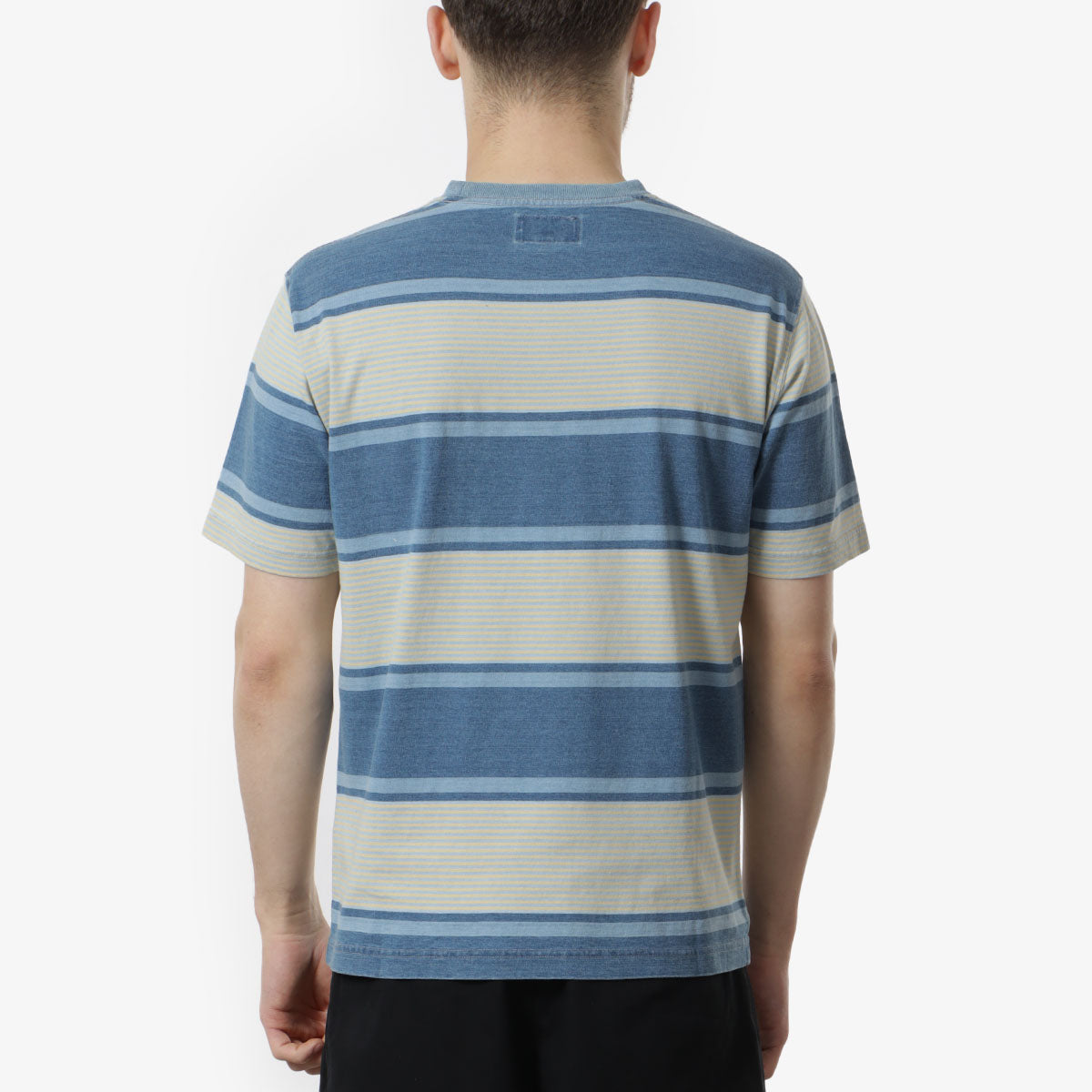 Beams Plus Indigo Stripe Pocket T-Shirt