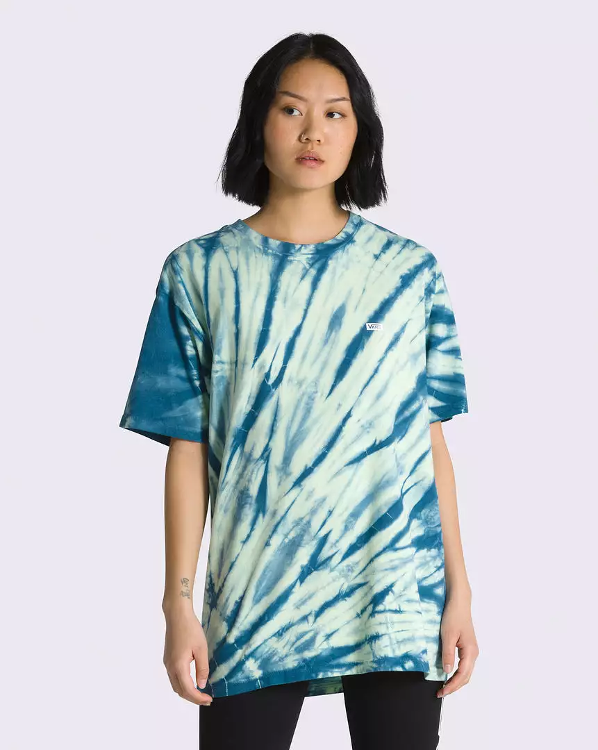 Boxed Drop V Stripe Tie Dye Short Sleeve Tshirt