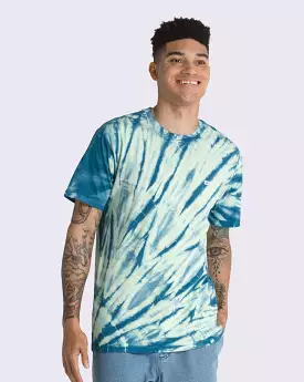 Boxed Drop V Stripe Tie Dye Short Sleeve Tshirt