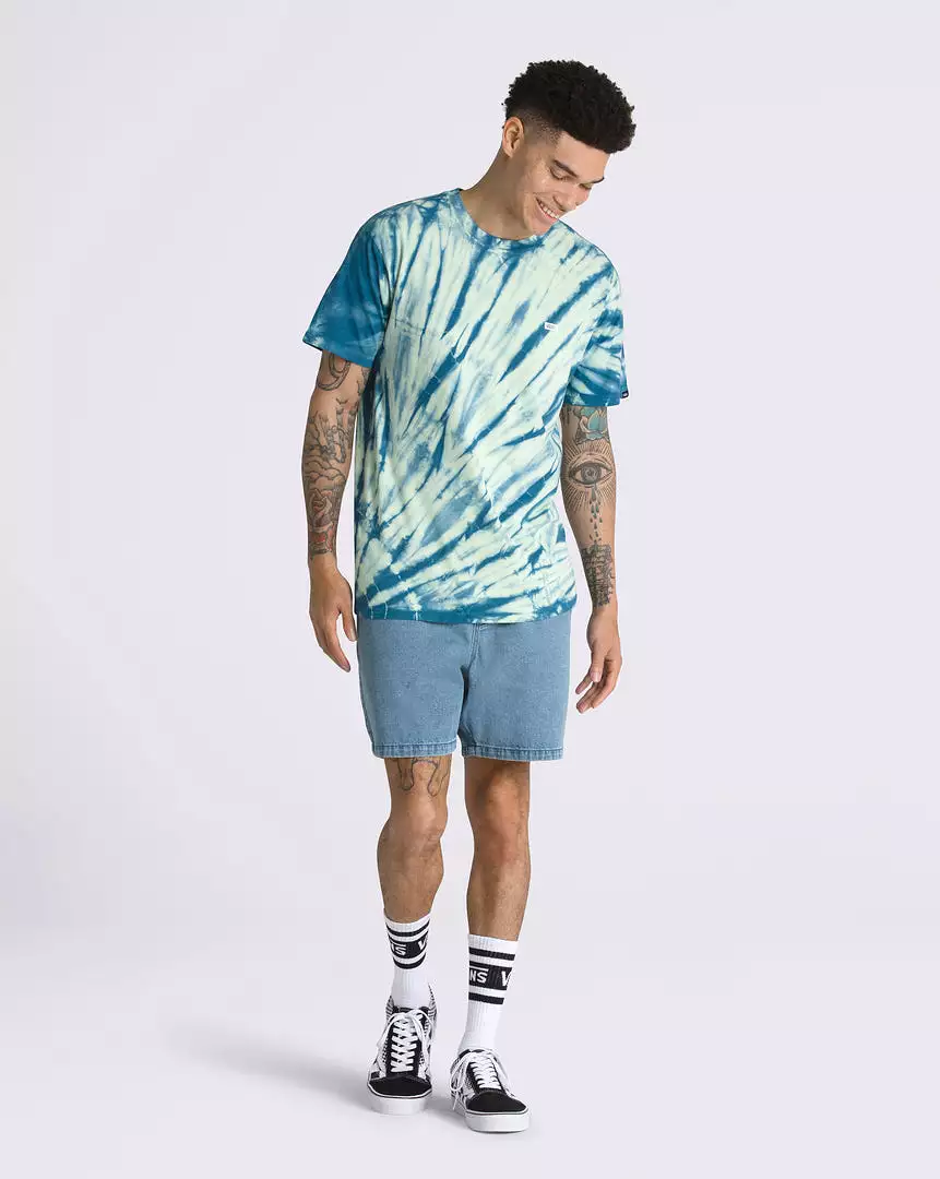 Boxed Drop V Stripe Tie Dye Short Sleeve Tshirt