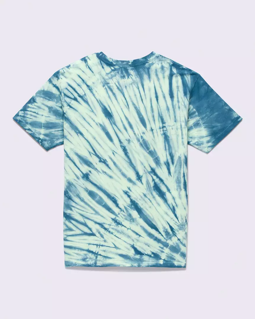 Boxed Drop V Stripe Tie Dye Short Sleeve Tshirt