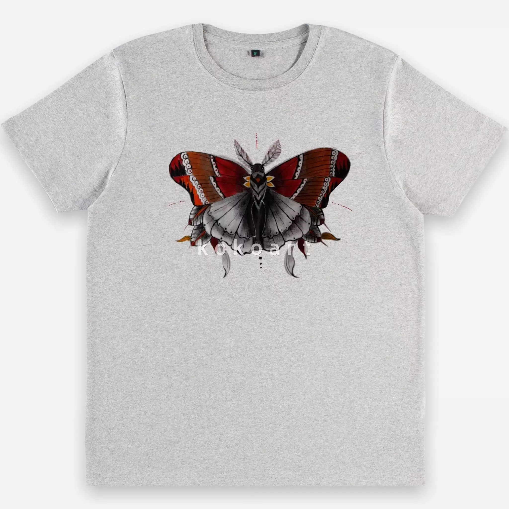 Butterfly - Hand painted Organic Cotton Clothing