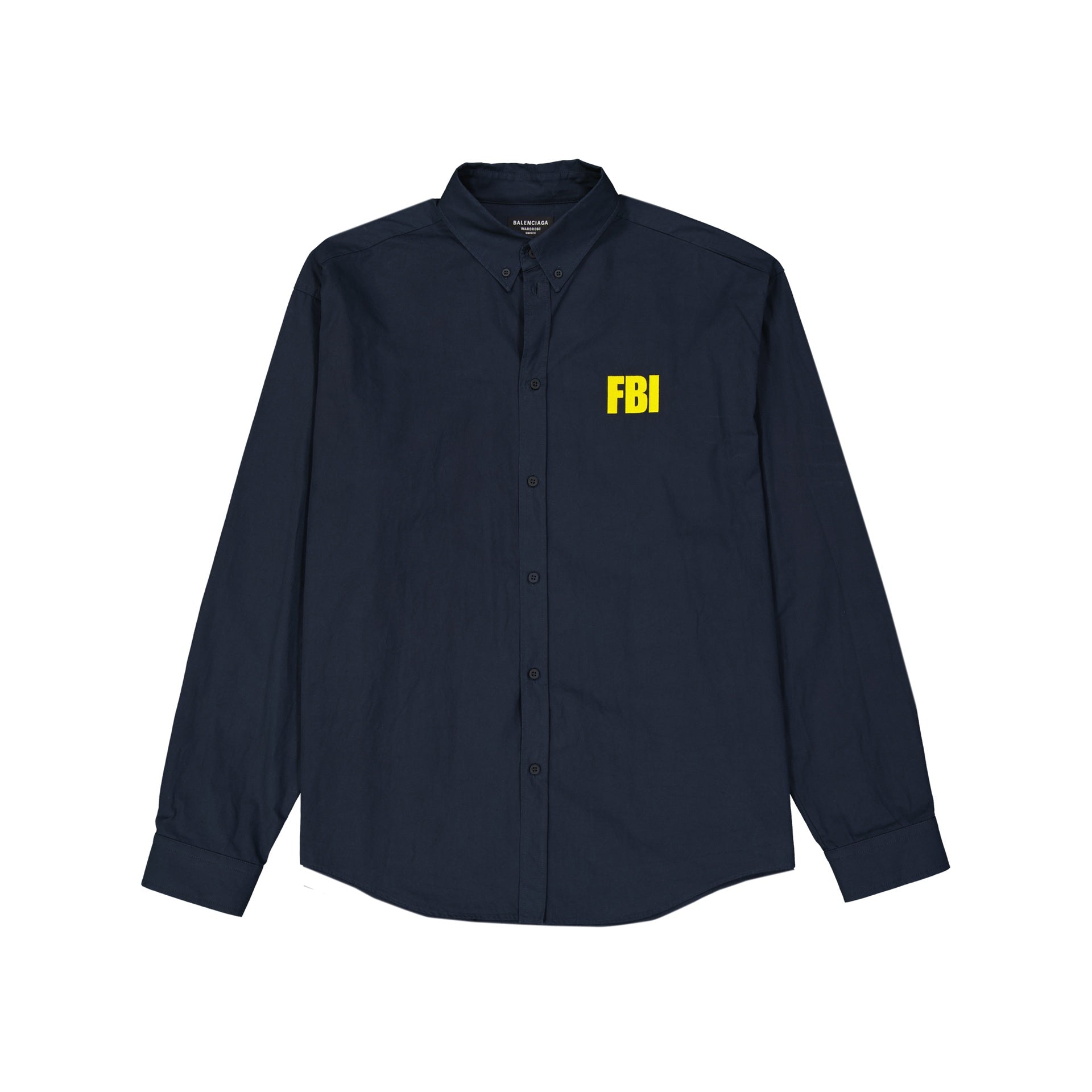 Camicia in cotone Balenciaga FBI