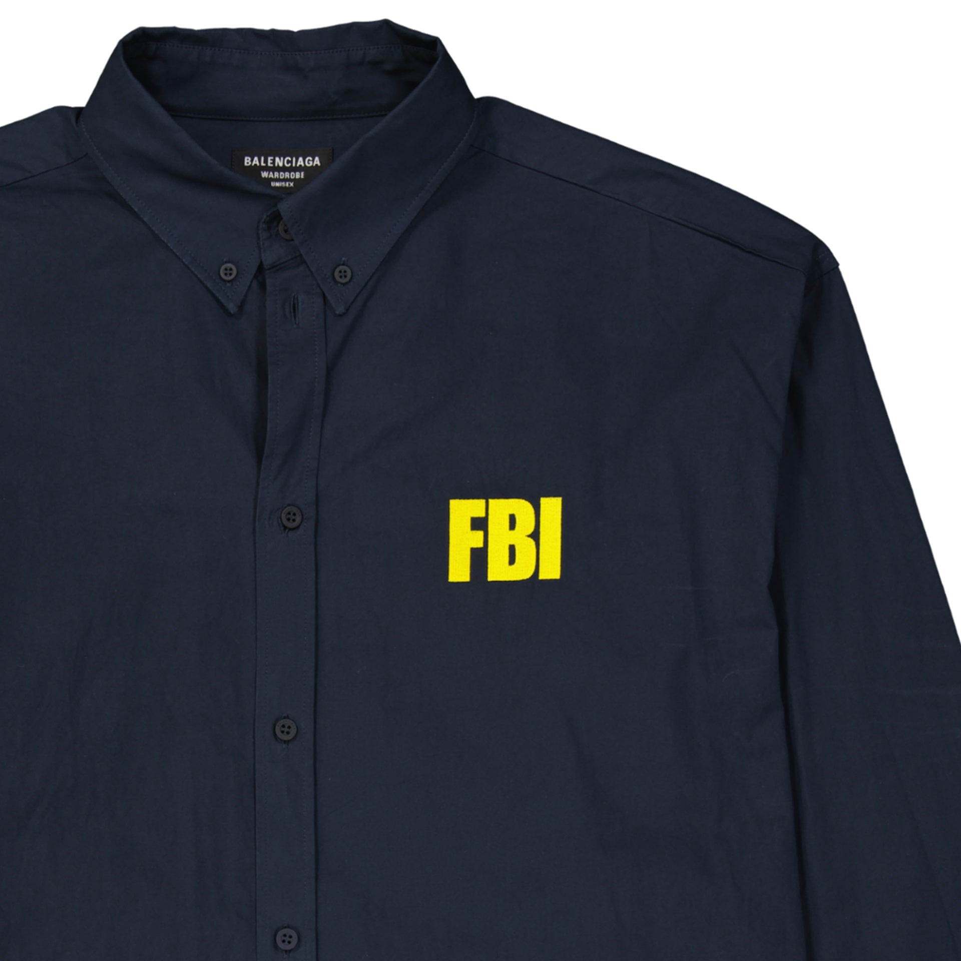 Camicia in cotone Balenciaga FBI