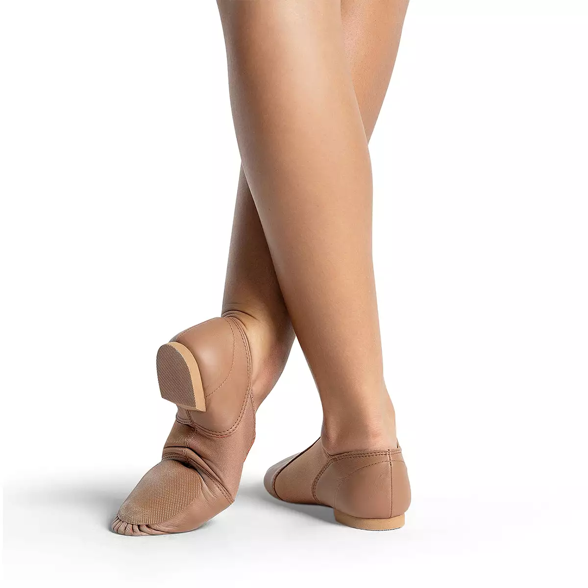 Capezio E-Series Jazz Slip On Jazz Shoes - Maple