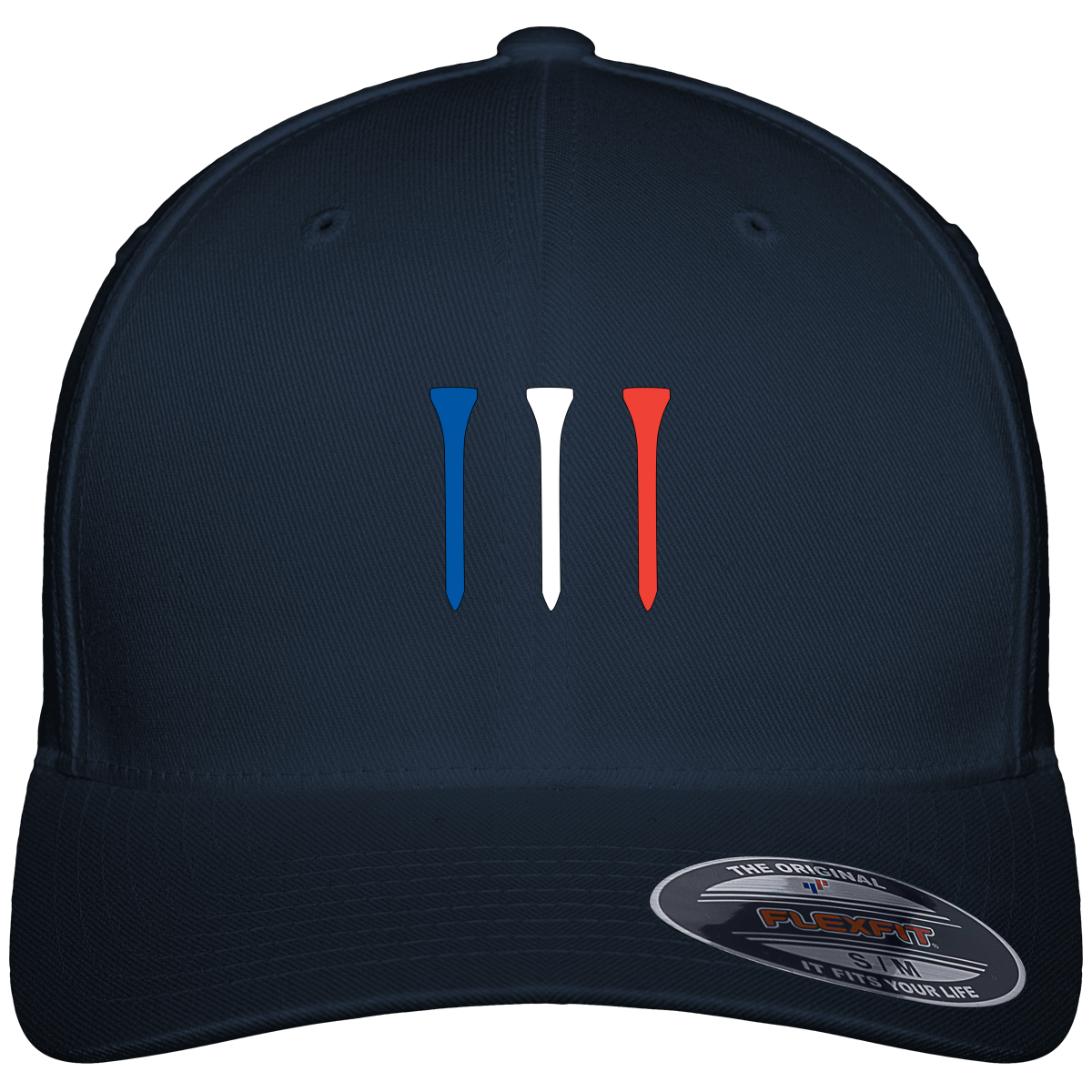 Casquette FlexFit TEES BLEU BLANC ROUGE