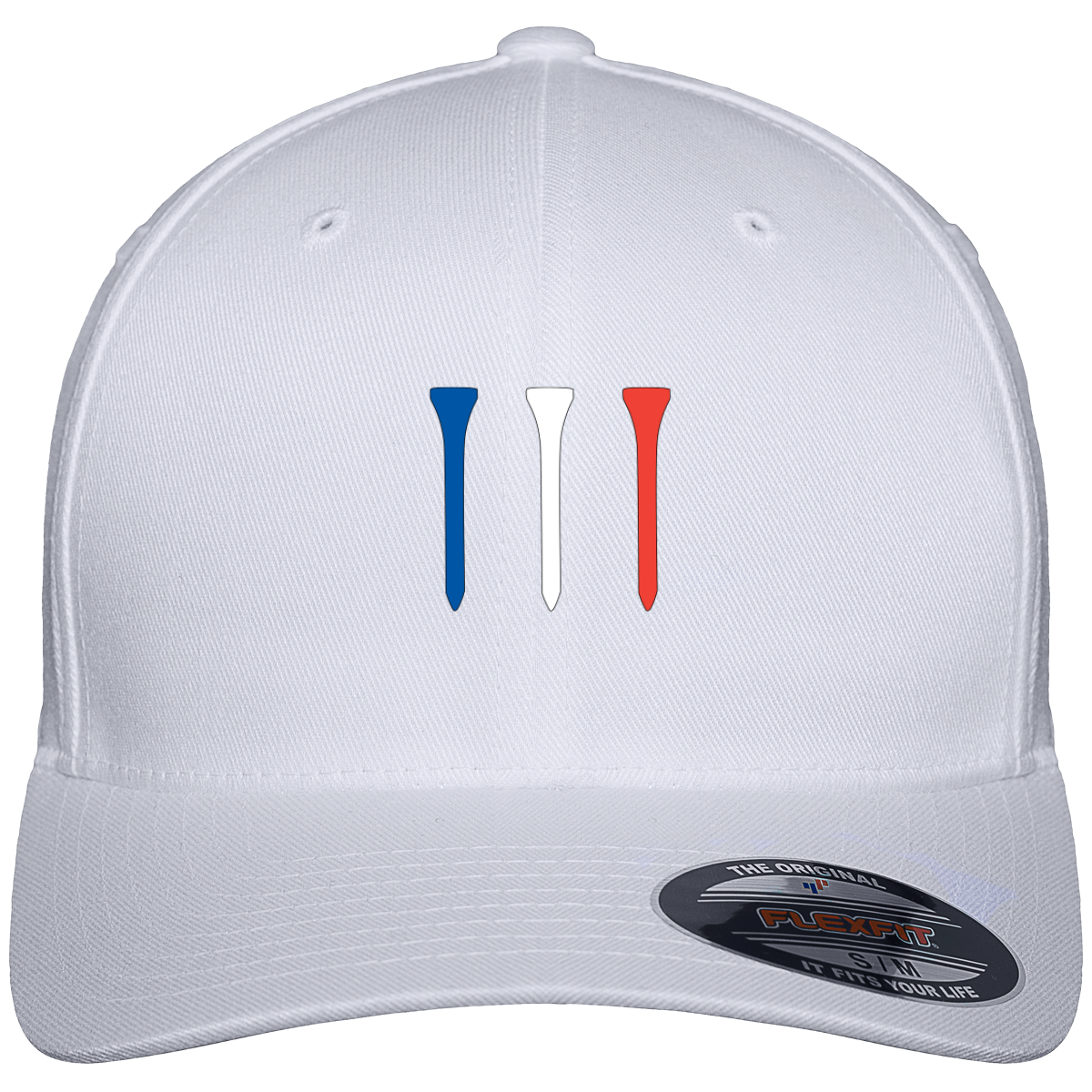 Casquette FlexFit TEES BLEU BLANC ROUGE