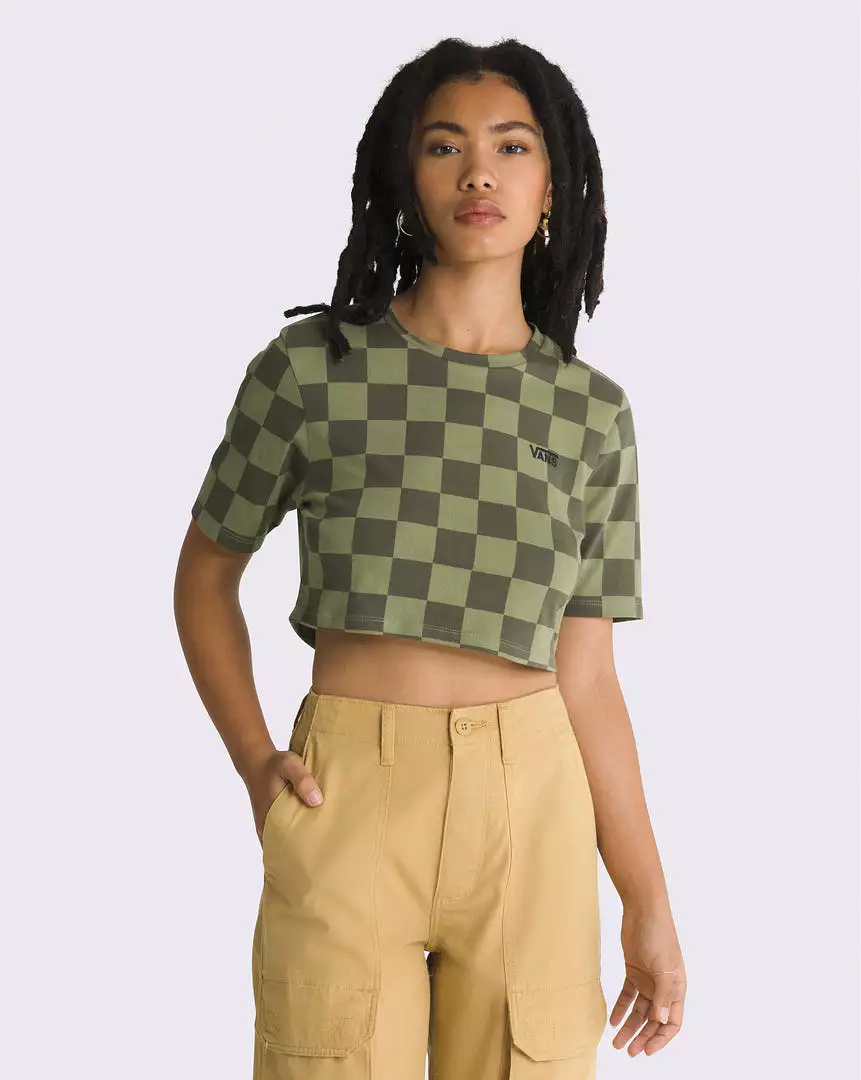 Checker Crew Crop Ii Tshirt