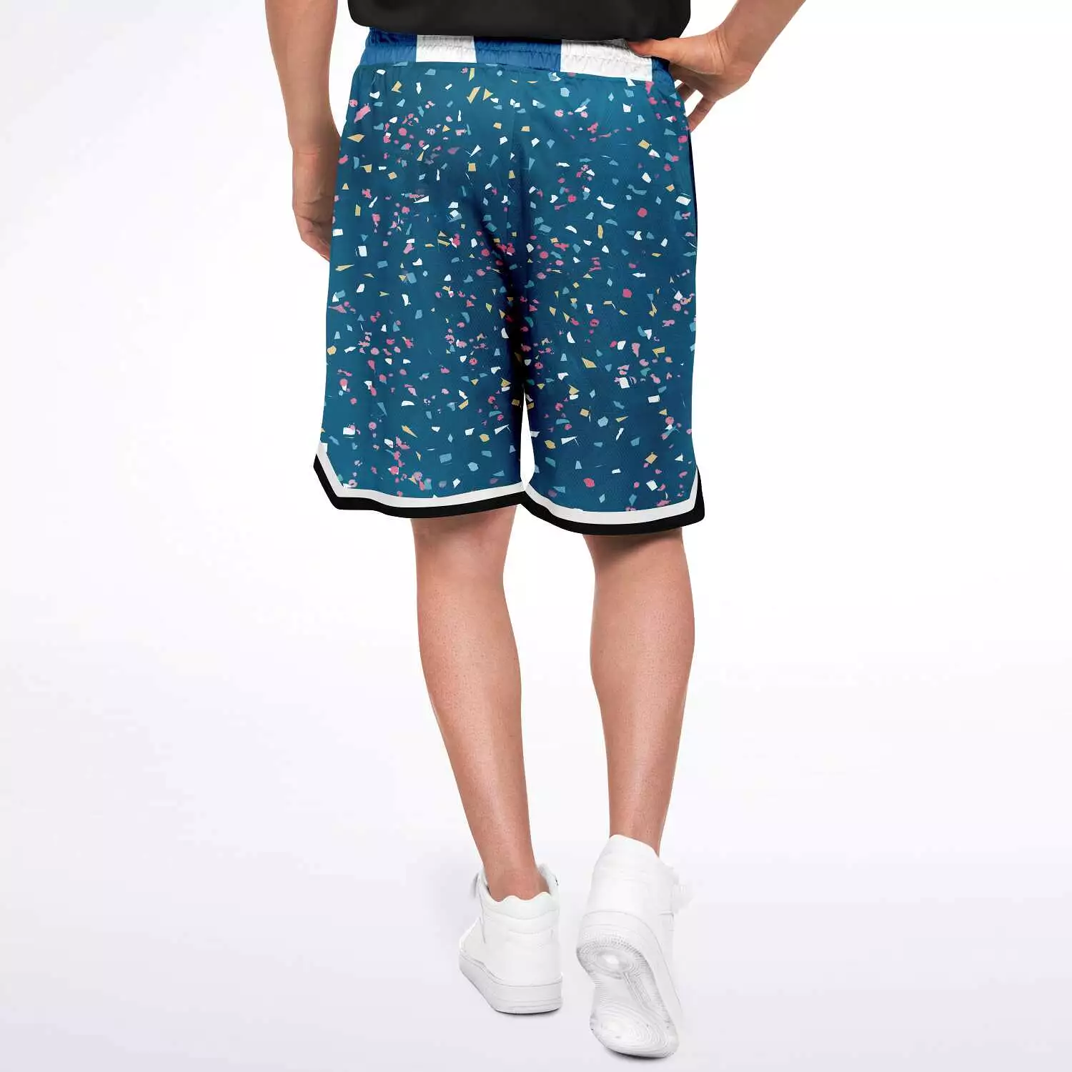 Confetti on Me Unisex Basketball Shorts (Unisex)