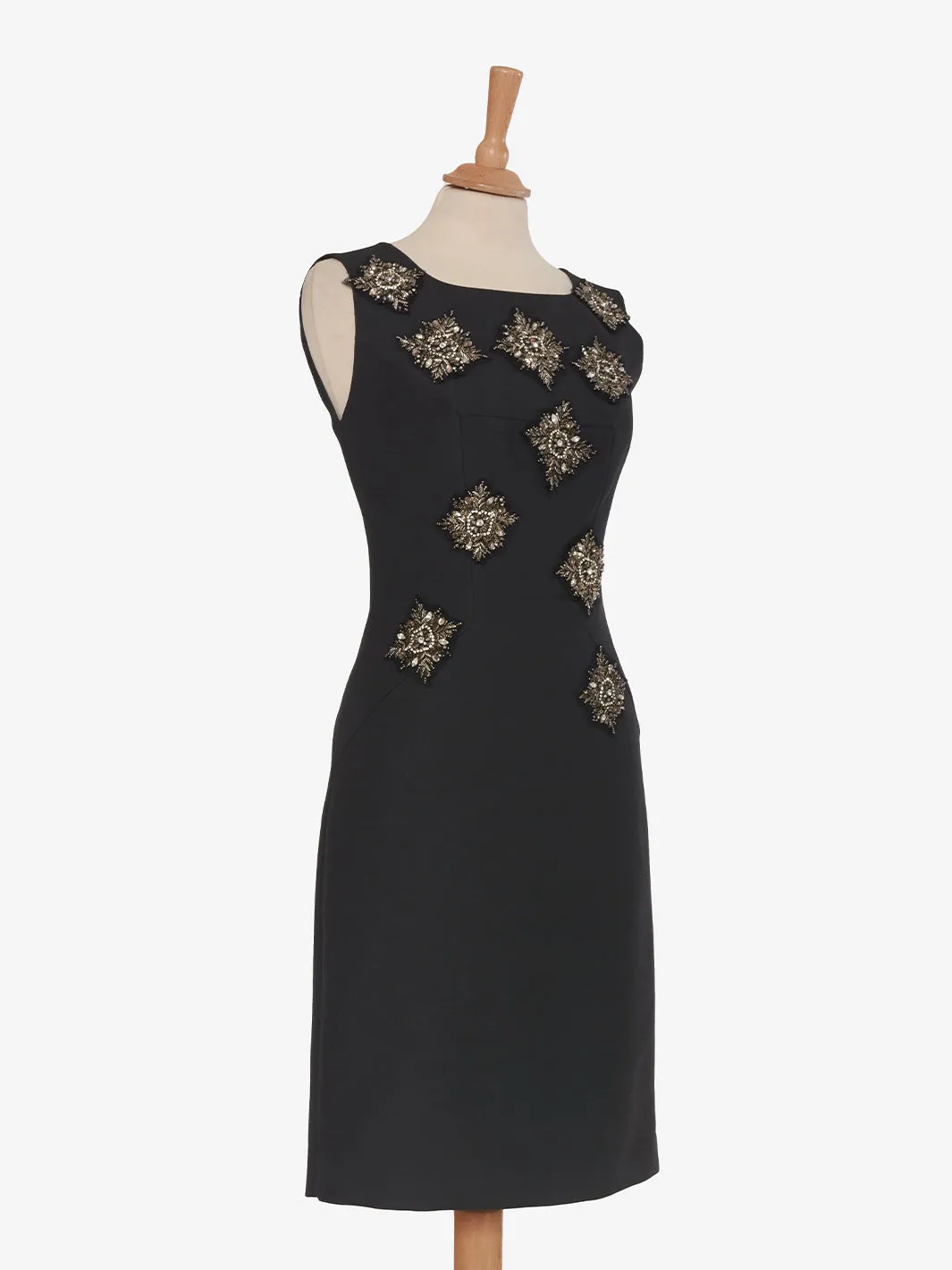 Dice Kayek Sheath dress with appliqués