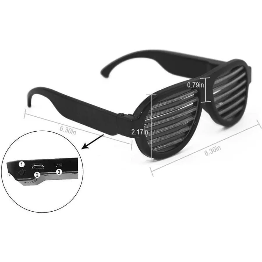 Flash Wear Sound Activated Glasses