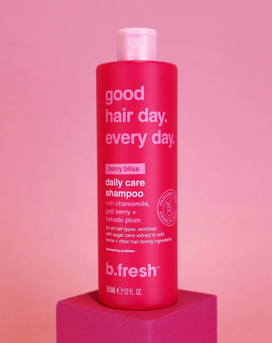 good hair day. every day. shampoo