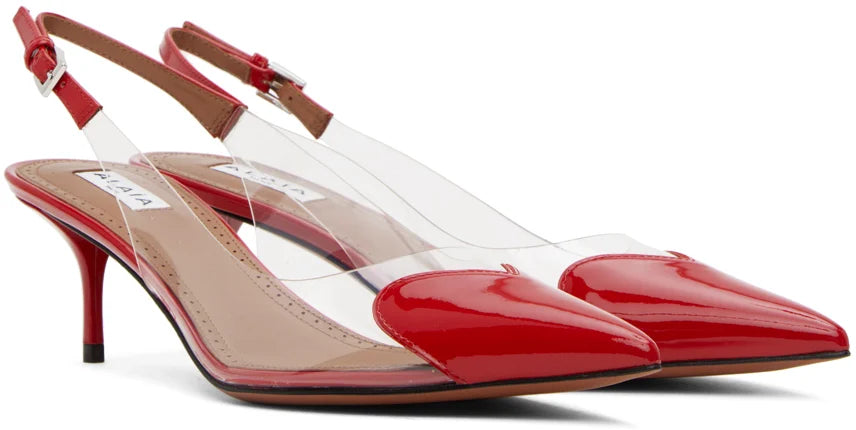 Heart 55 Slingback, Red