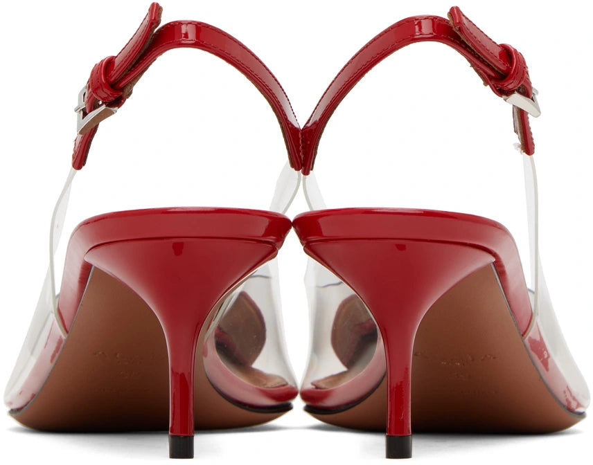 Heart 55 Slingback, Red