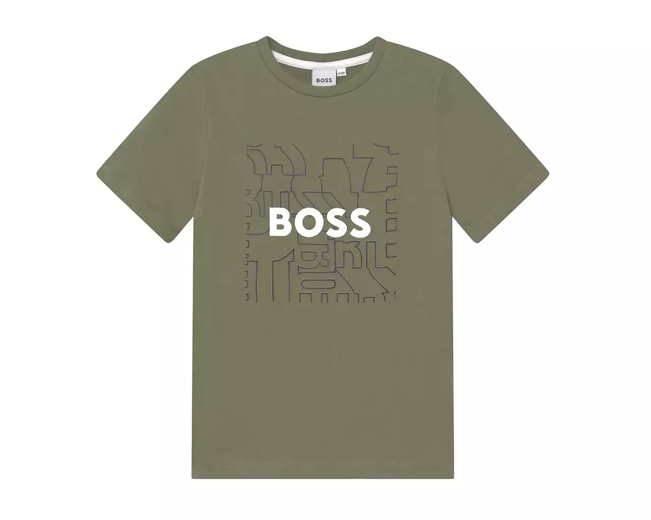 Hugo Boss Junior's J25N35 724 Cotton T-Shirt Green