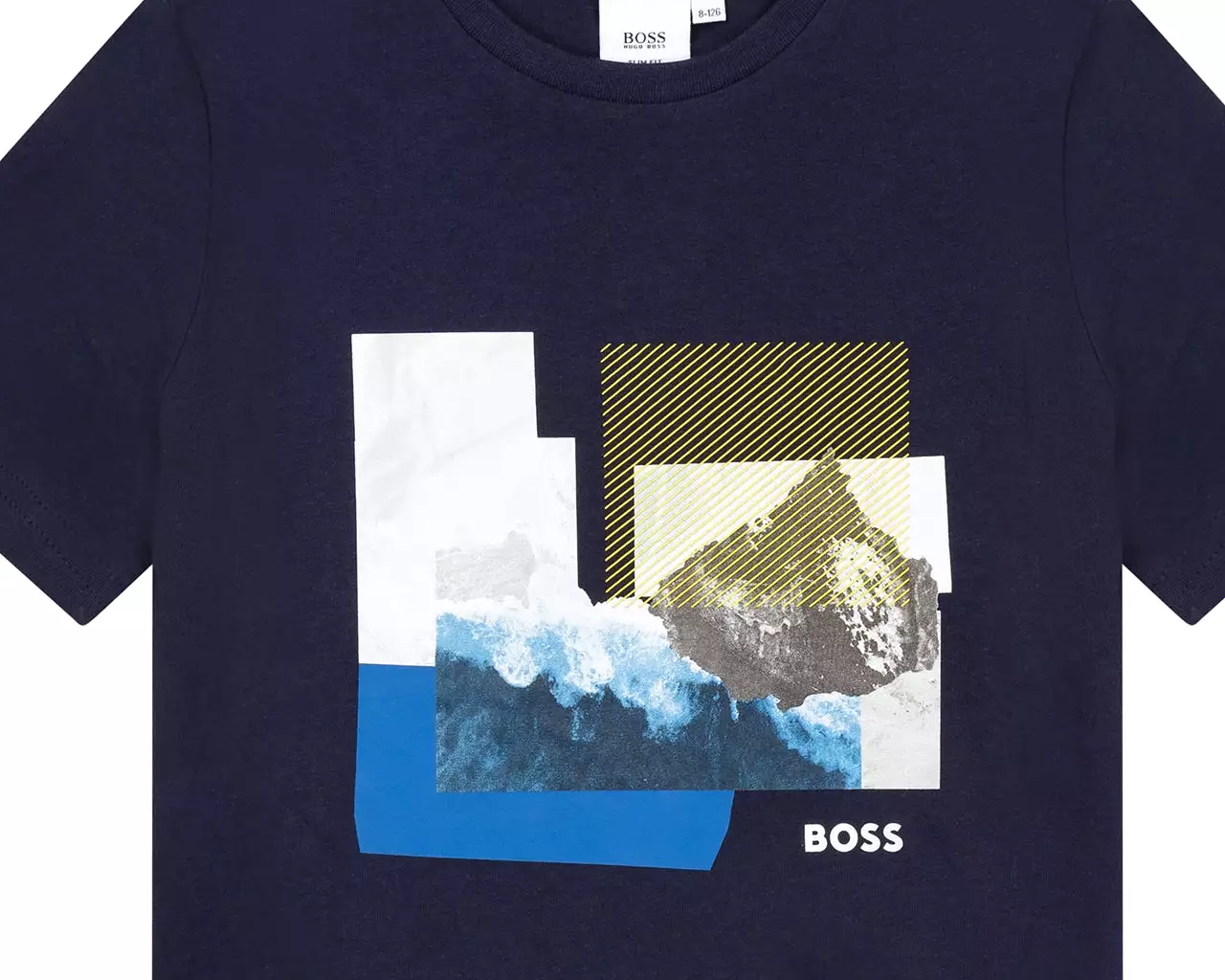 Hugo Boss Junior's J25N35 849 Cotton T-Shirt Navy