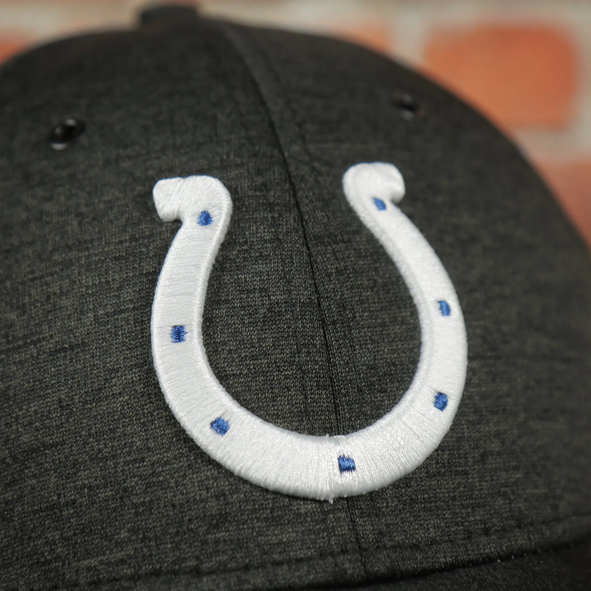 Indianapolis Colts 2018 Sideline On Field 39THIRTY Black HOME Stretch Fit Cap