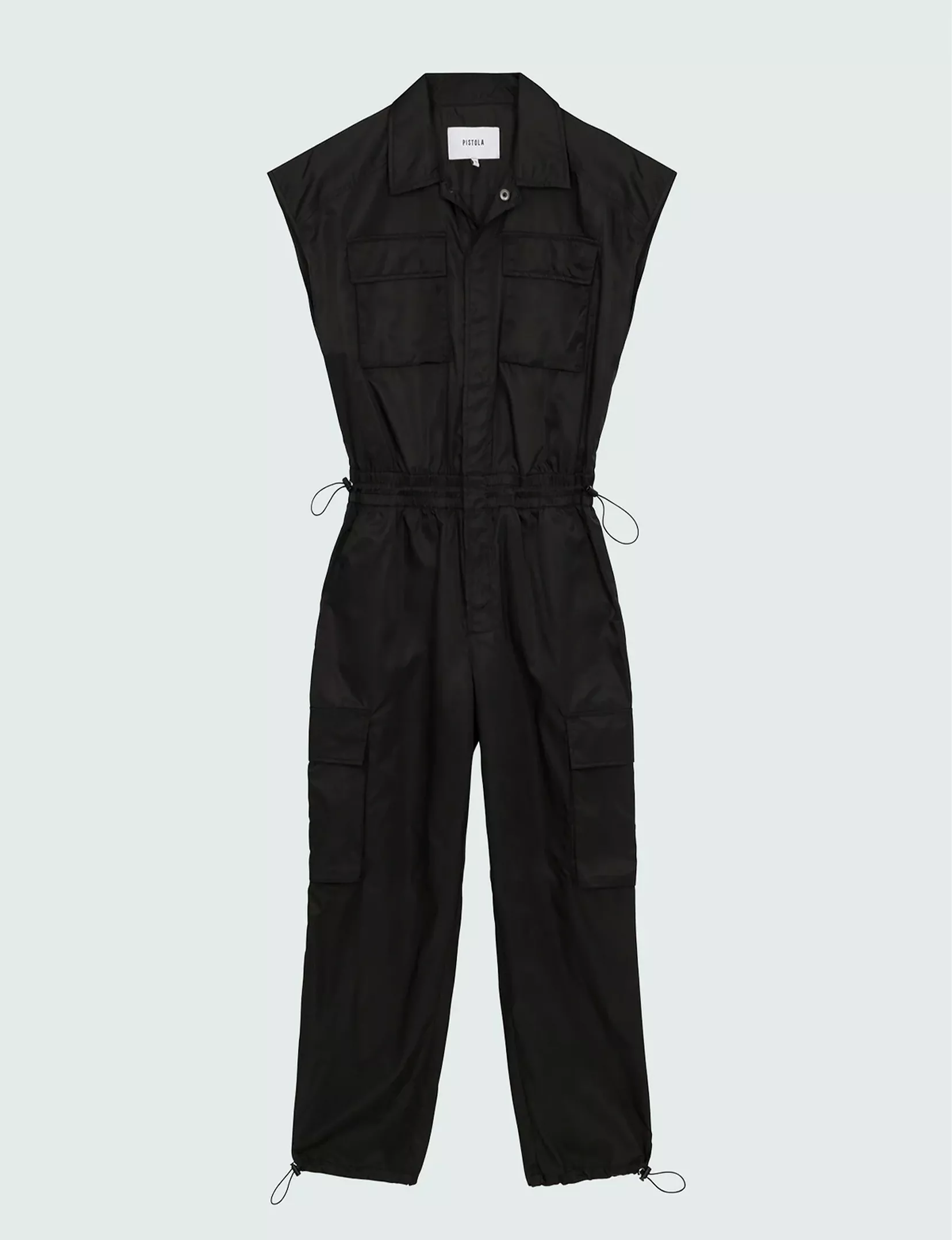 Jade Cargo Jumpsuit, Black