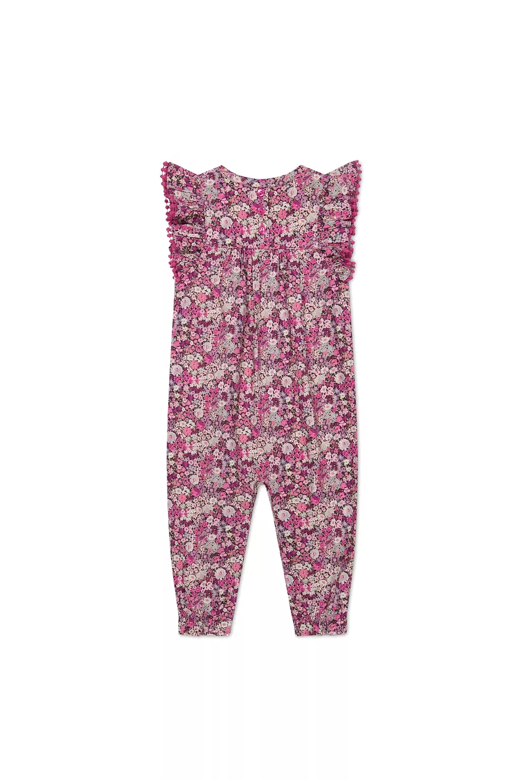 JAMIE KAY Organic Cotton Martha Playsuit - Garden Print