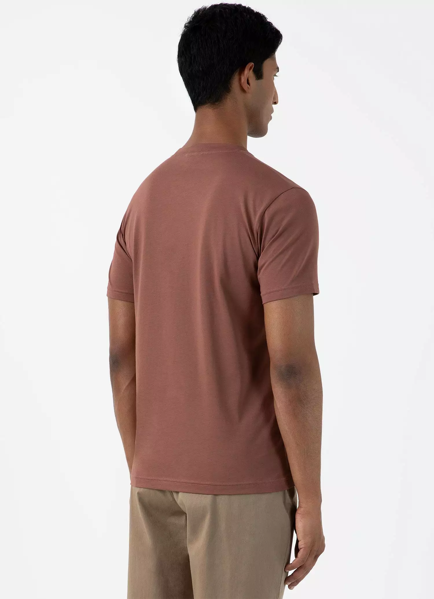 Men's Riviera Midweight Tshirt in Brown