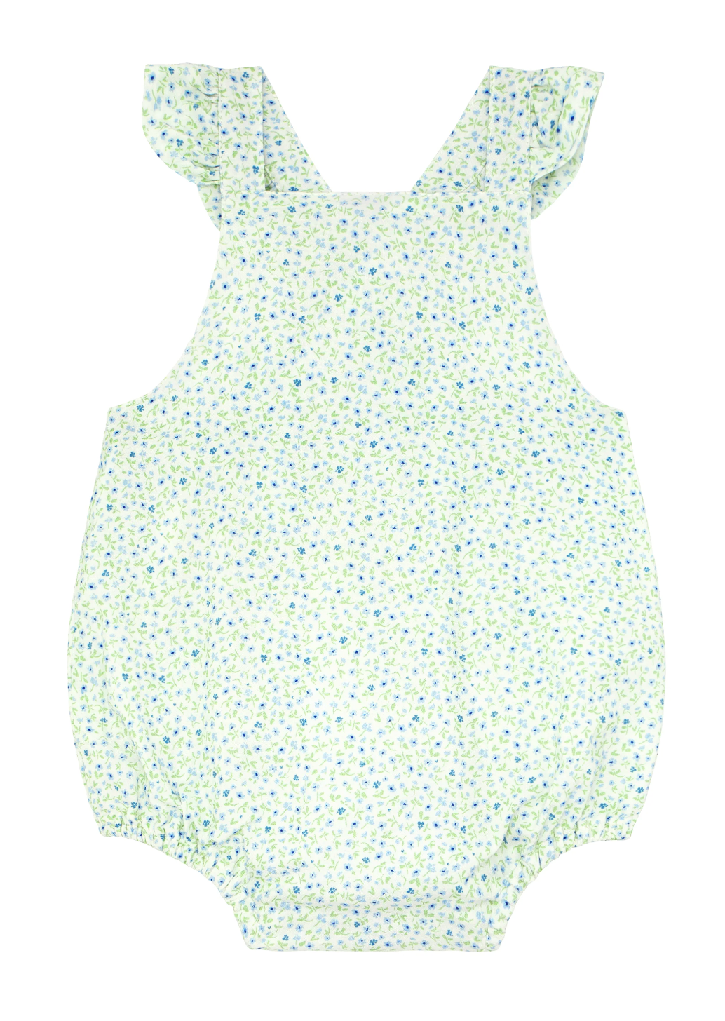 Minnow - Baby Hibiscus Ditsy Floral Bubble Romper