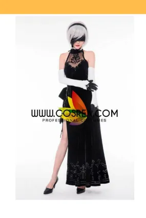 NieR Automata 2B Evening Dress Cosplay Costume