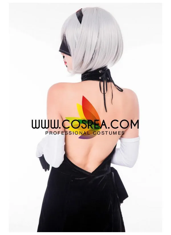 NieR Automata 2B Evening Dress Cosplay Costume