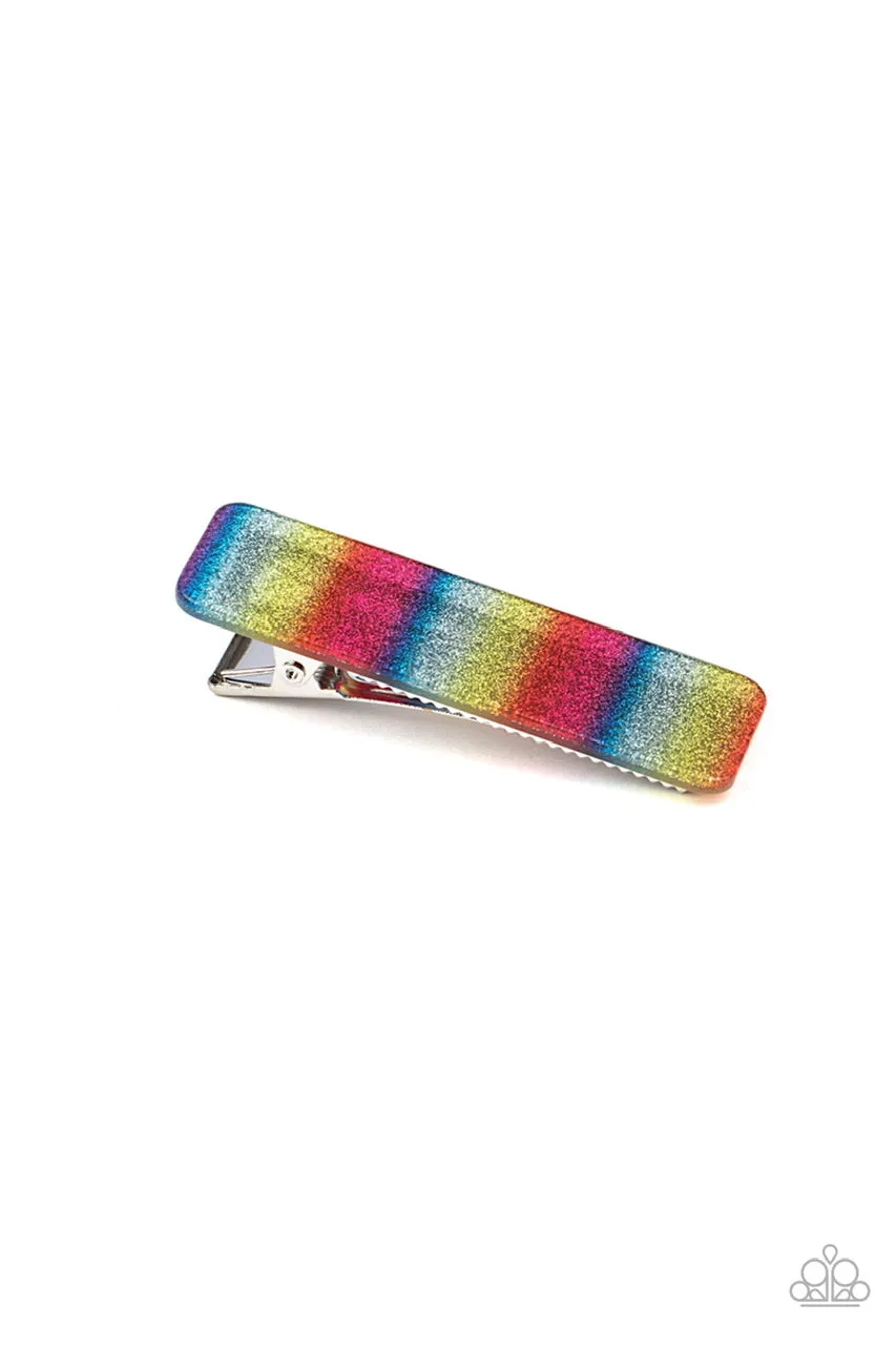 Paparazzi Accessories - Stellar Rainbows - Multicolored Hair Clips