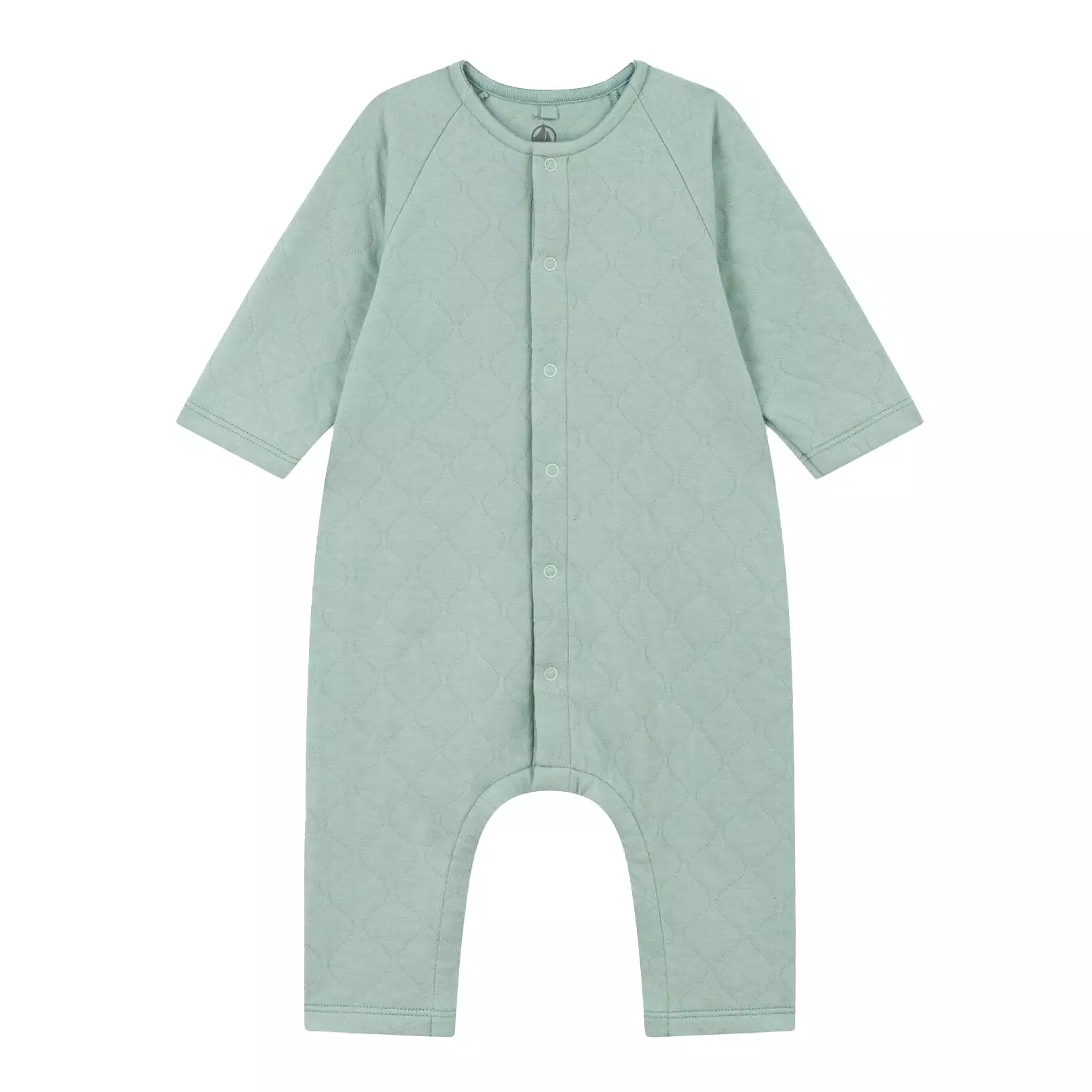 Petit Bateau Quilted Romper Jumpsuit - Green