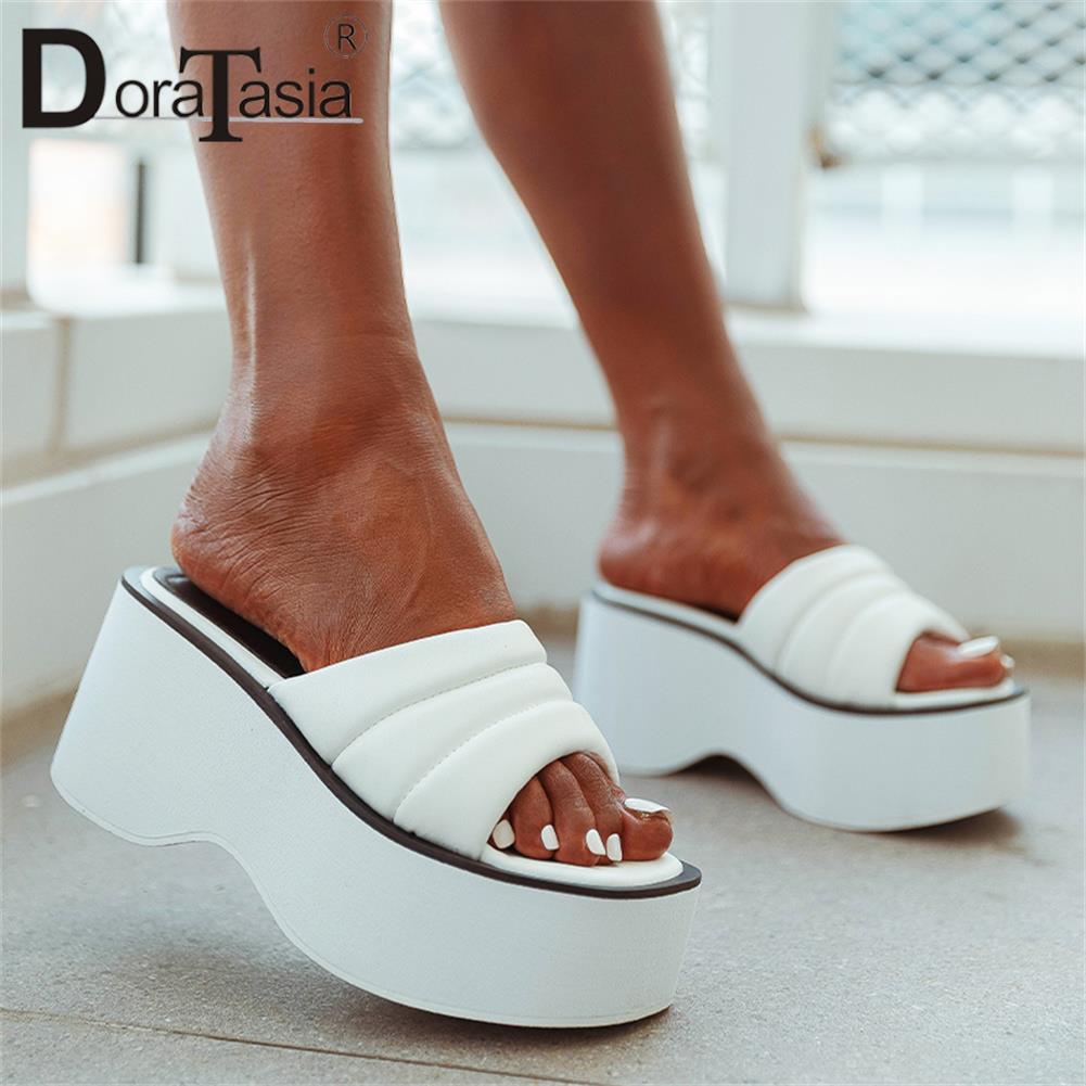 Platform Summer Sandals Fashion Solid Wedges High Heels