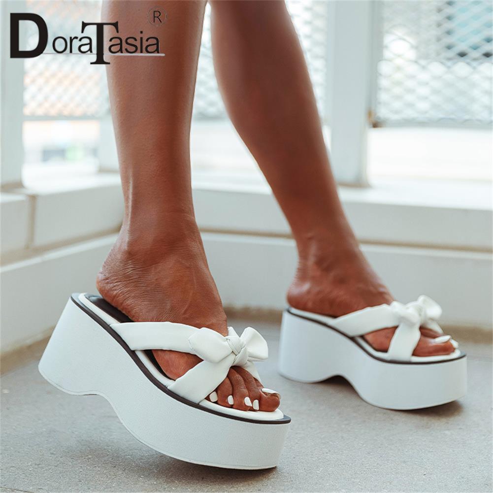 Platform Summer Sandals Fashion Solid Wedges High Heels