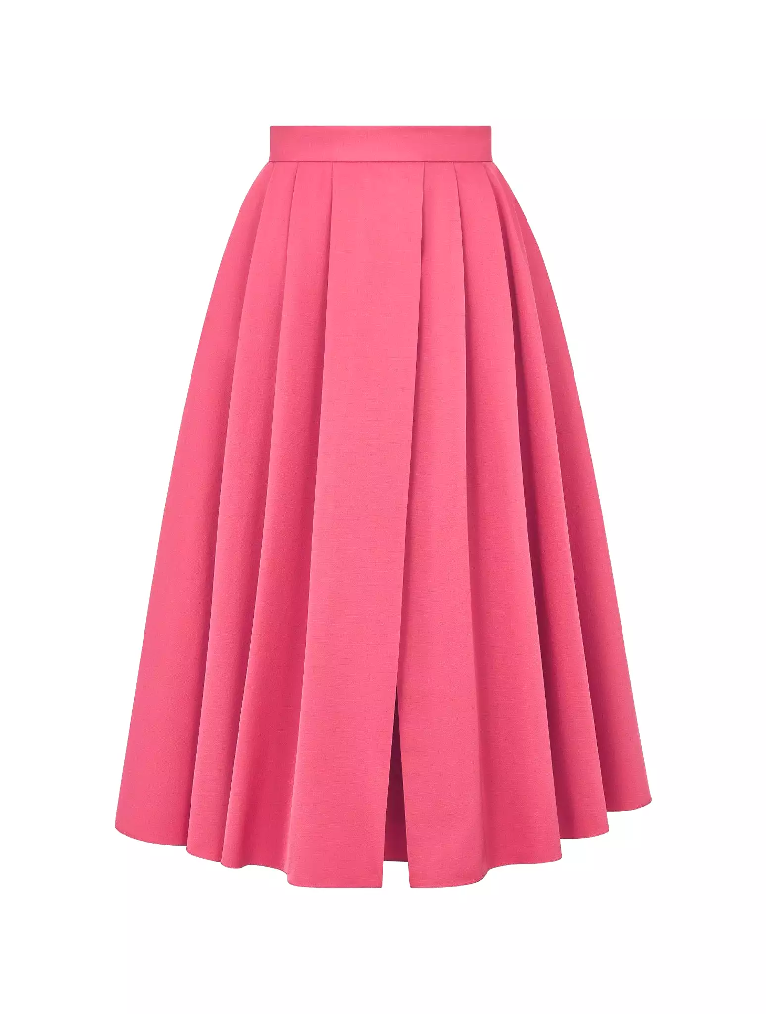 PLEATED MIDI SKIRT