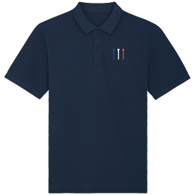 Polo manches courtes Tees Bleu Blanc Rouge