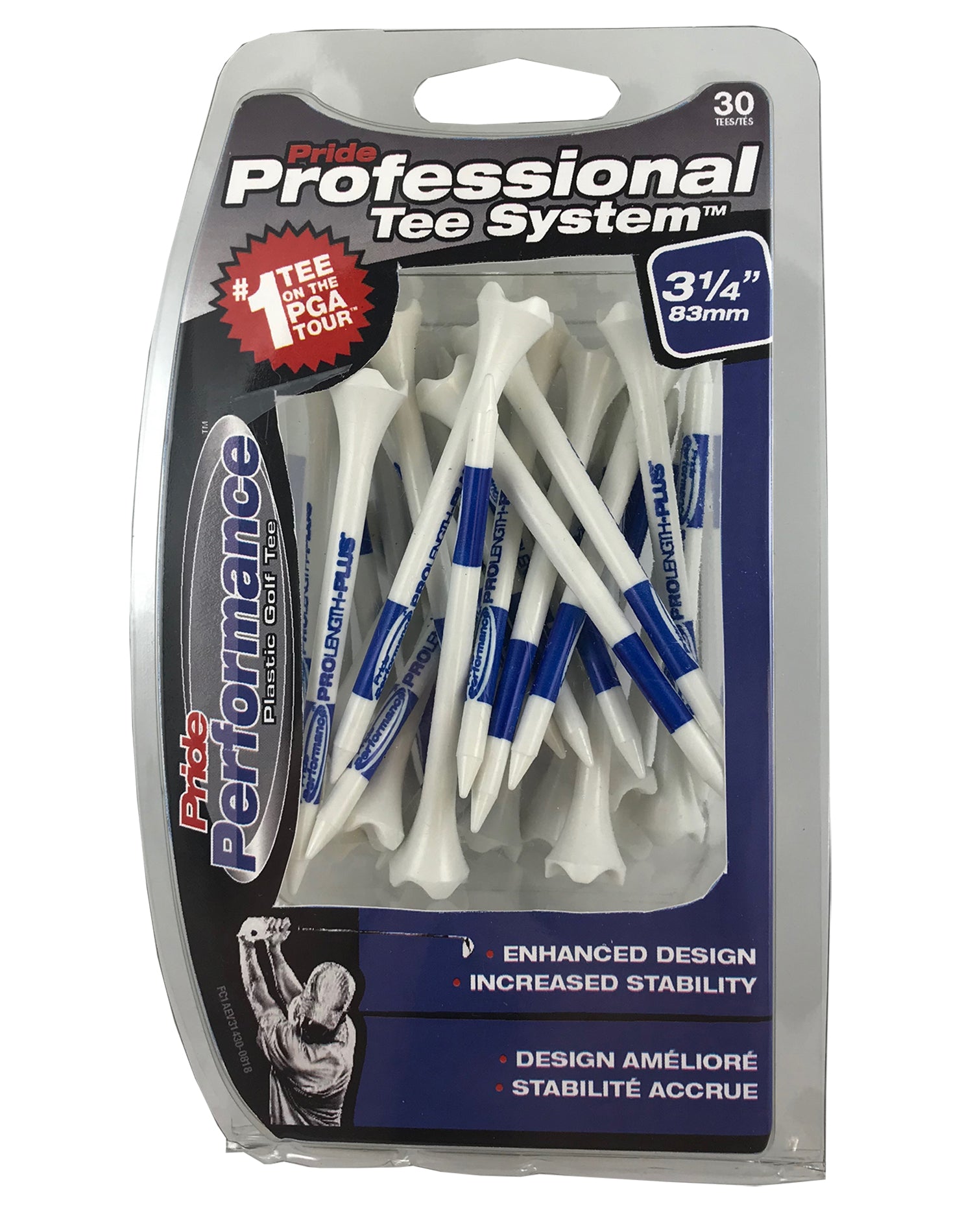 Pride Performance Plastic PTS Golf Tees