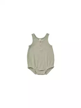 Quincy Mae - Sage Sleeveless Bubble Romper