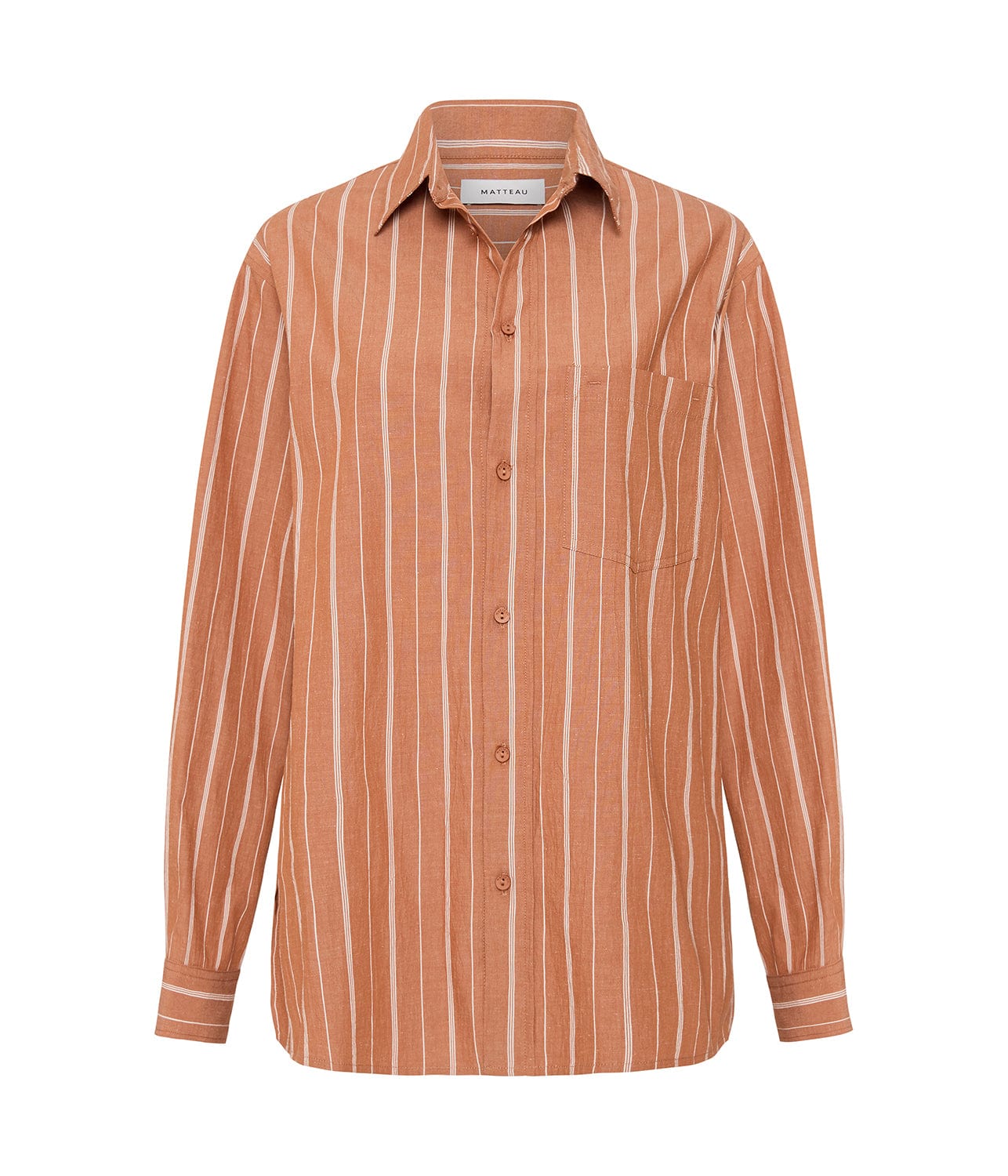 RELAXED STRIPE SHIRT- DESERT STRIPE