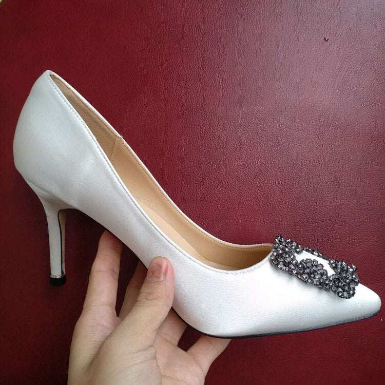 Rhinestones High Heels Pumps