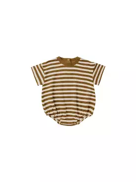 Rylee & Cru - Saddle Stripe Relaxed Bubble Romper