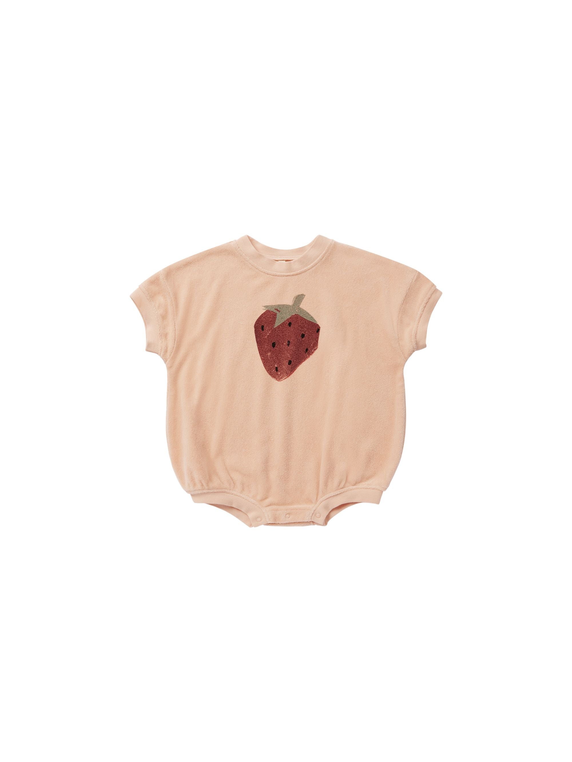 Rylee & Cru - Strawberry Noah Romper