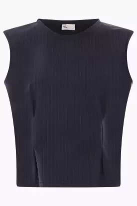 Sen cotton sleeveless oversized top