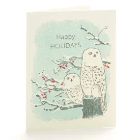 Snowy Owl Holiday Boxed Cards