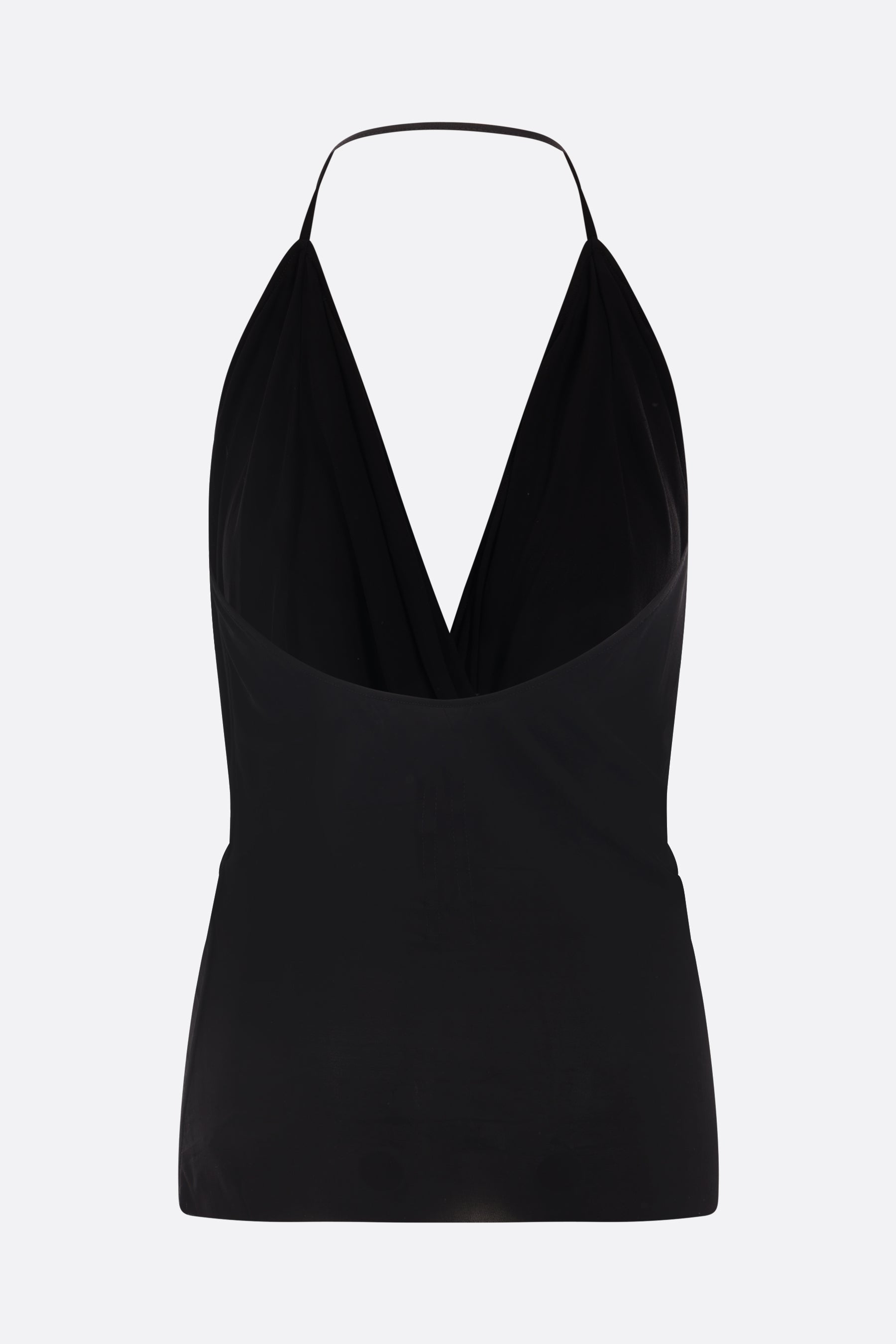 stretch cupro sleeveless top