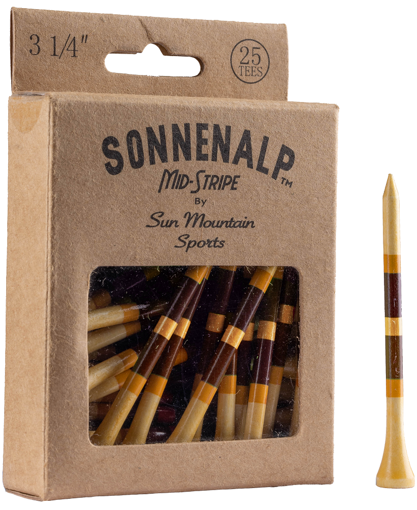 Sun Mountain Sonnenalp Mid-Stripe Golf Tees