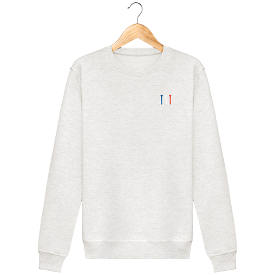 Sweat brodé TEES BLEU BLANC ROUGE