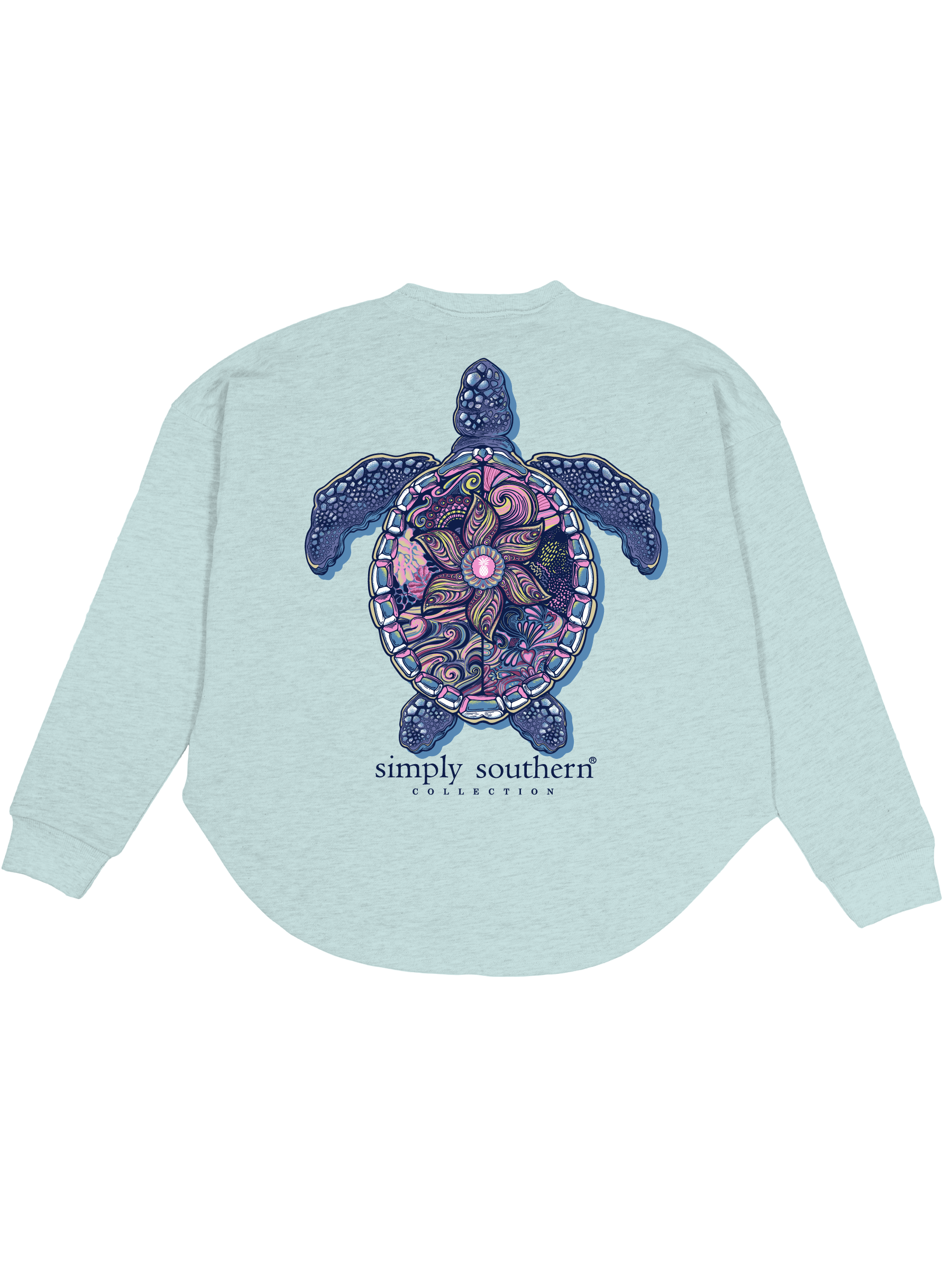 Turtle Tracker Pullover - Ocean